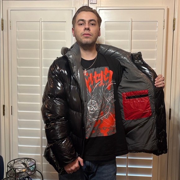 POINT ZERO Hooded Down Jacket Black - Picture 6 of 14